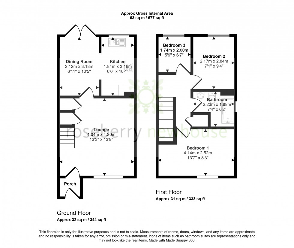 Floorplan for Norton
