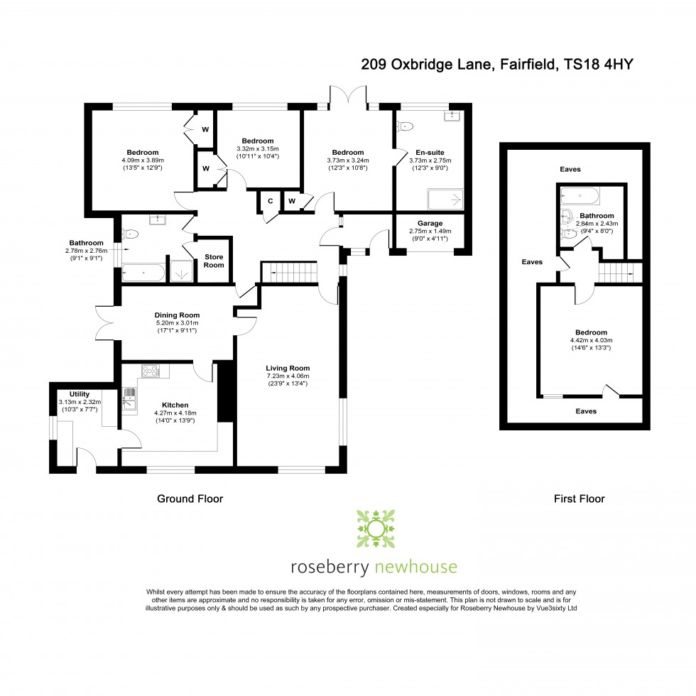 Floorplan for Fairfield, Stockton-On-Tees