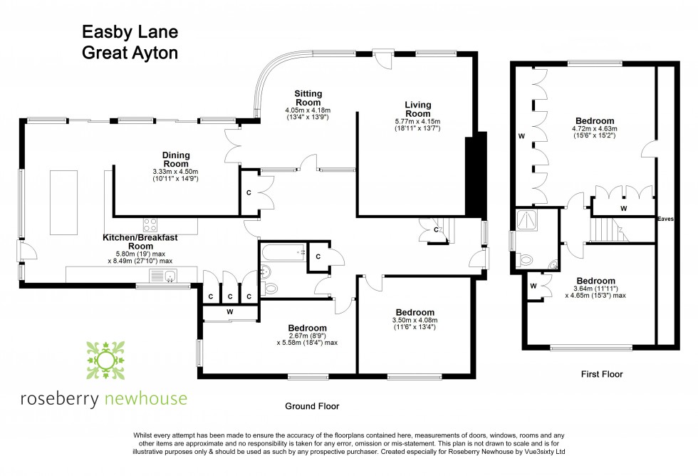 Floorplan for Great Ayton, Middlesbrough