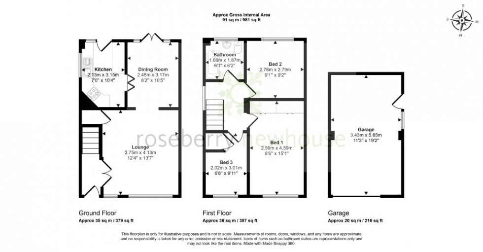 Floorplan for Yarm, Stockton On Tees