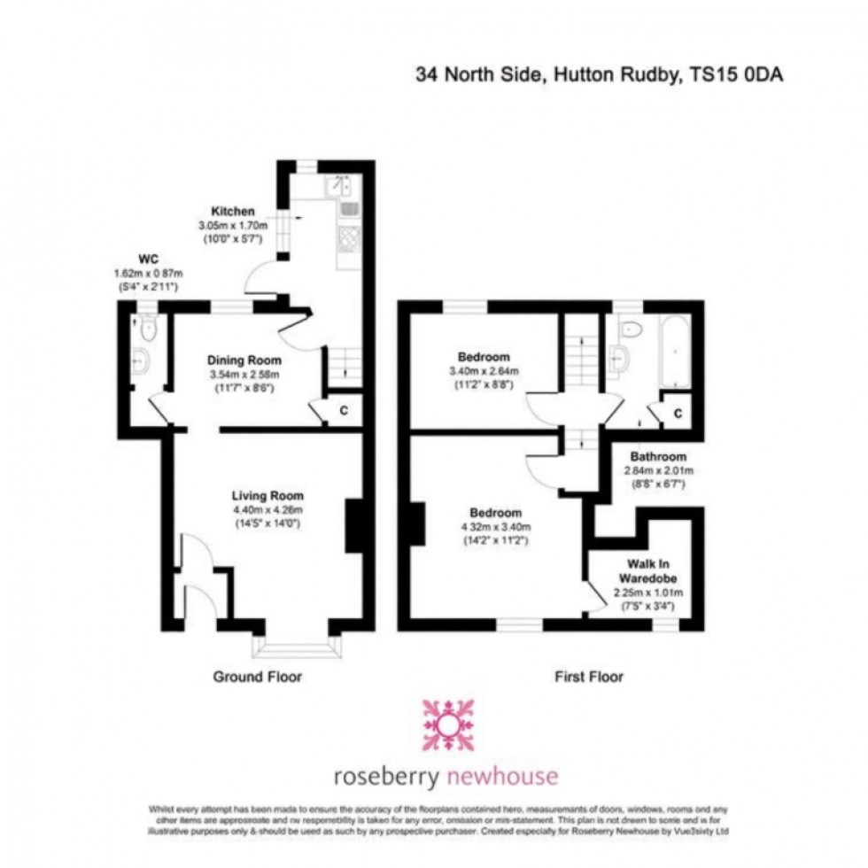 Floorplan for Hutton Rudby, Yarm