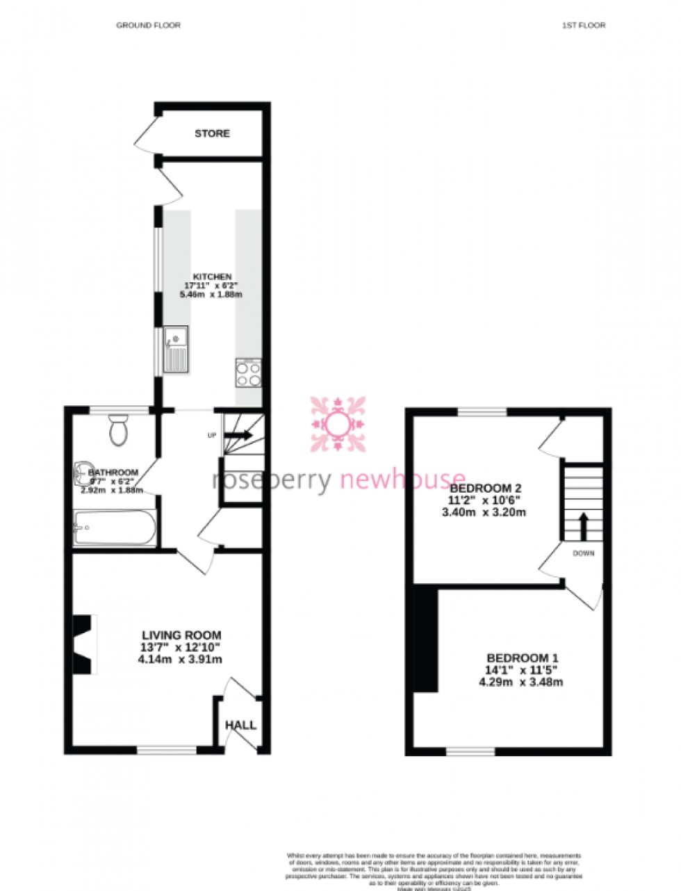 Floorplan for Redcar, North Yorkshire