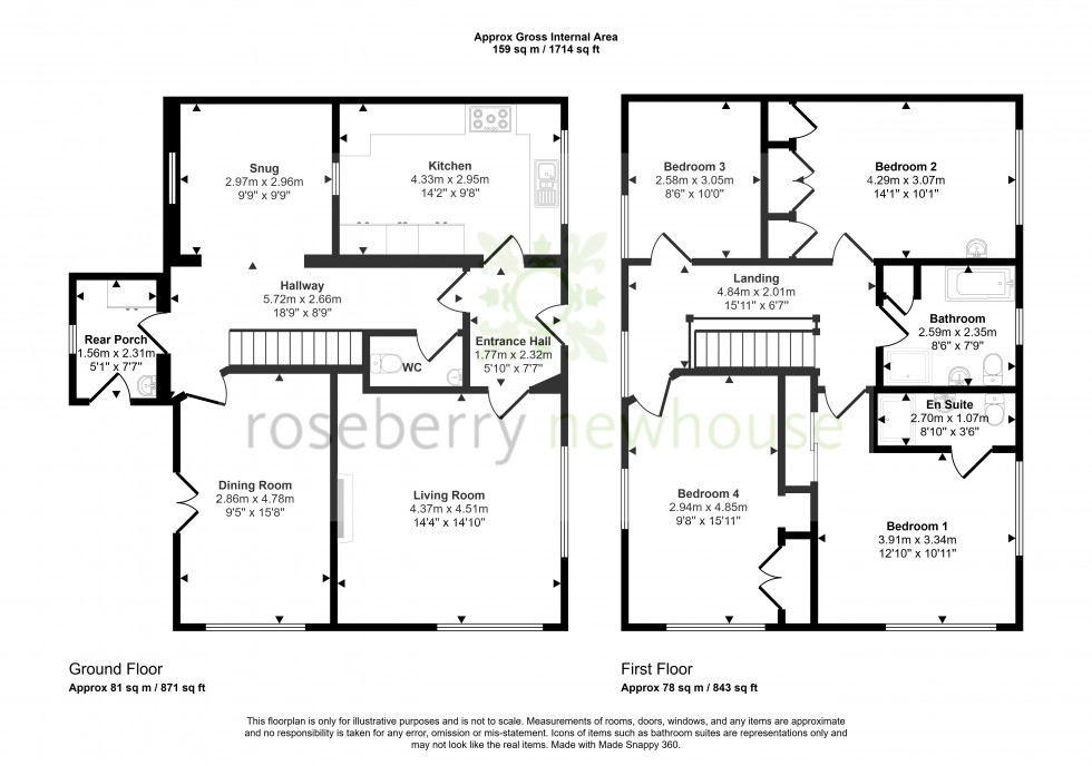 Floorplan for Stokesley, North Yorkshire