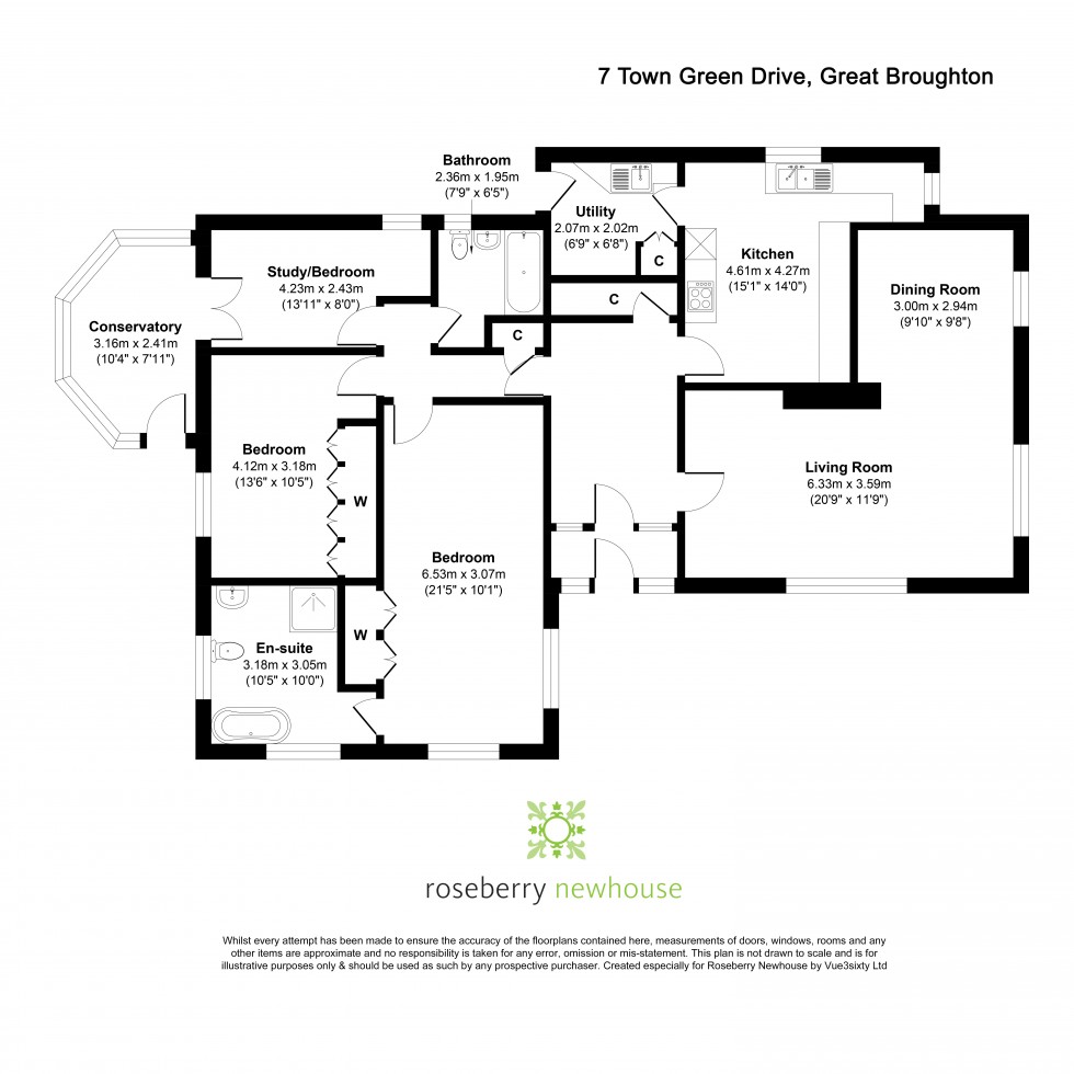 Floorplan for Great Broughton, North Yorkshire