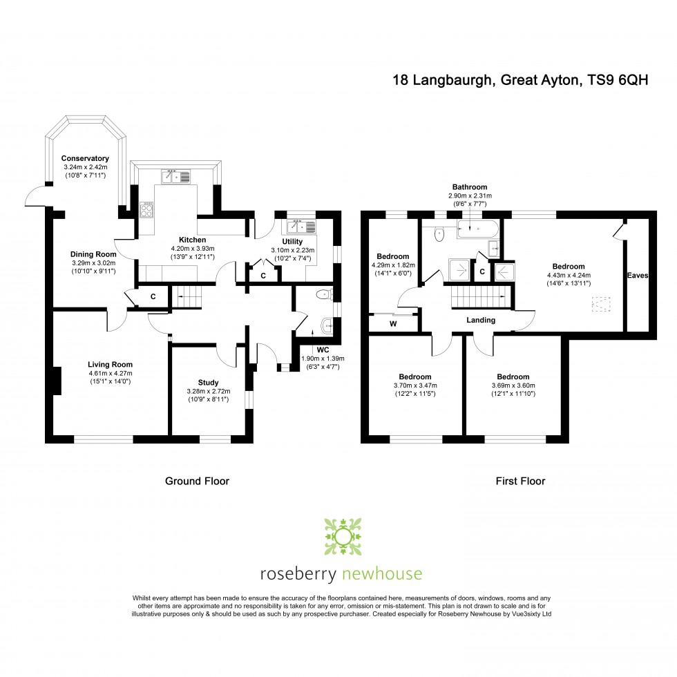 Floorplan for Great Ayton, North Yorkshire
