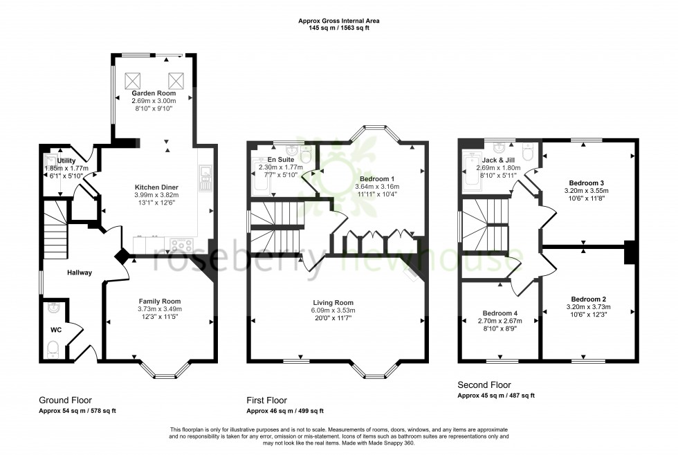 Floorplan for Stokesley, Middlesbrough, North Yorkshire