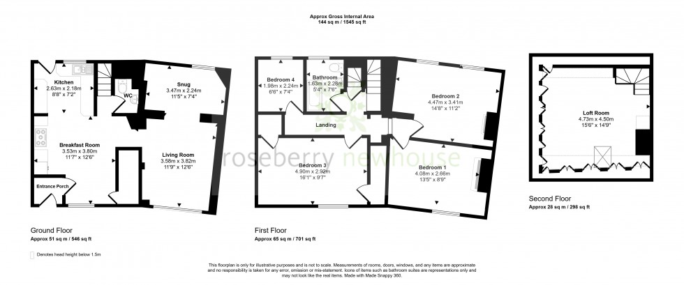 Floorplan for Stokesley, North Yorkshire