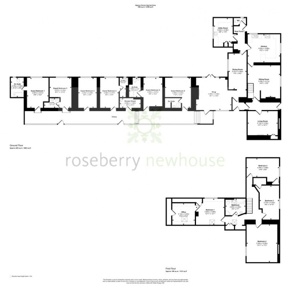 Floorplan for Chop Gate, North Yorkshire