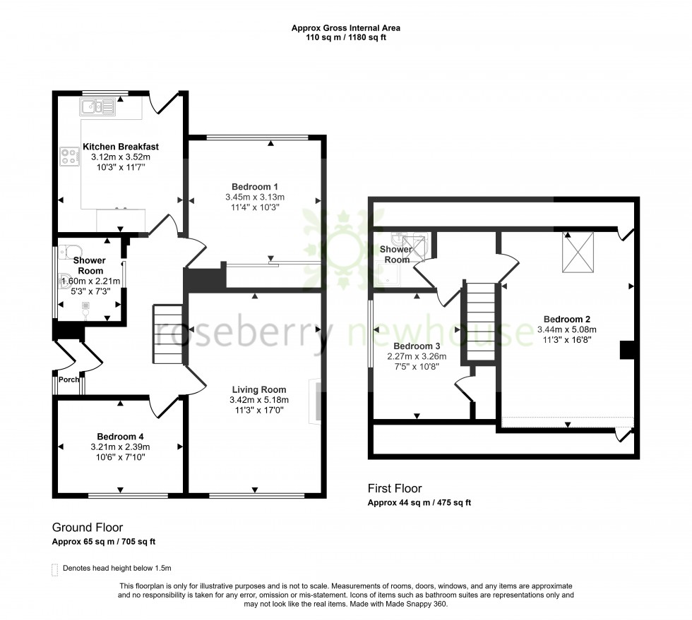 Floorplan for Stokesley, Middlesbrough, North Yorkshire
