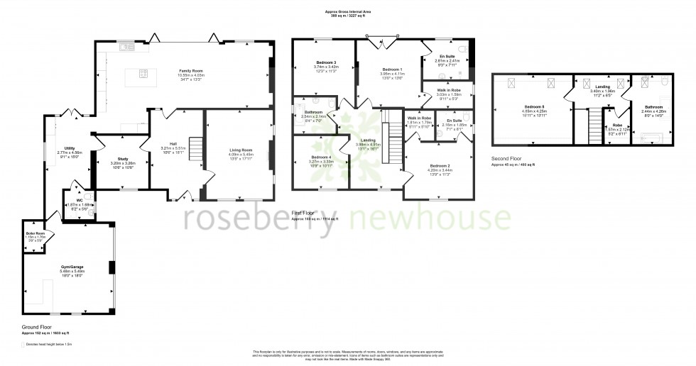 Floorplan for Hutton Rudby, Yarm, North Yorkshire
