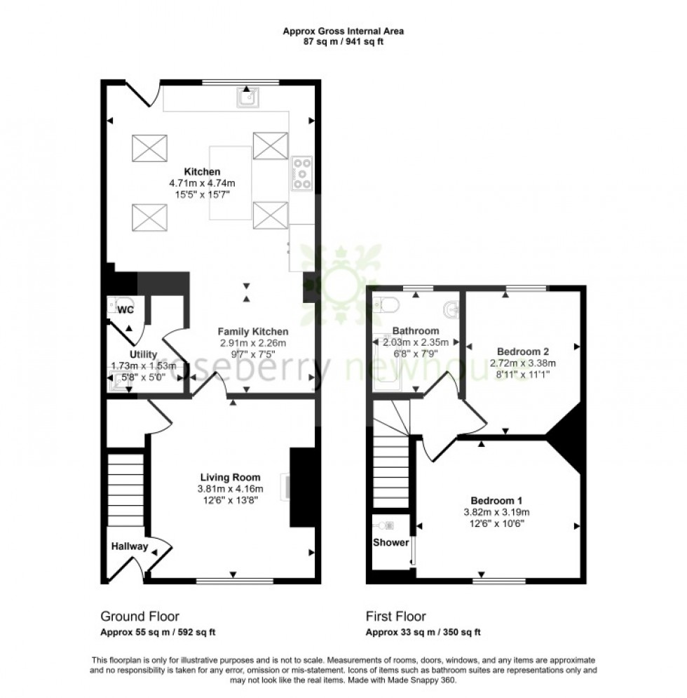 Floorplan for Battersby, Middlesbrough, North Yorkshire