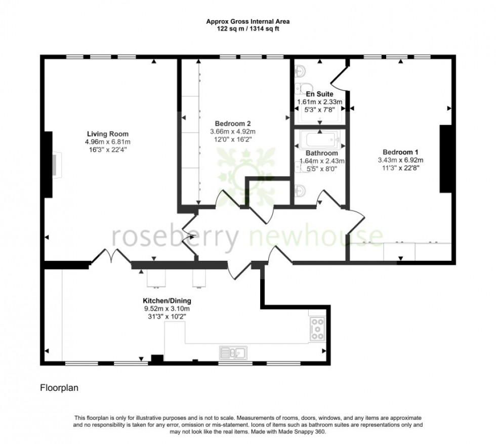 Floorplan for School Lane, Great Ayton, North Yorkshire