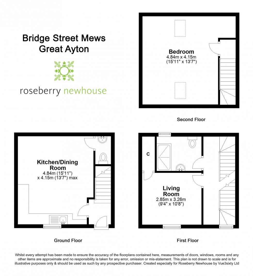 Floorplan for Great Ayton, Middlesbrough, North Yorkshire