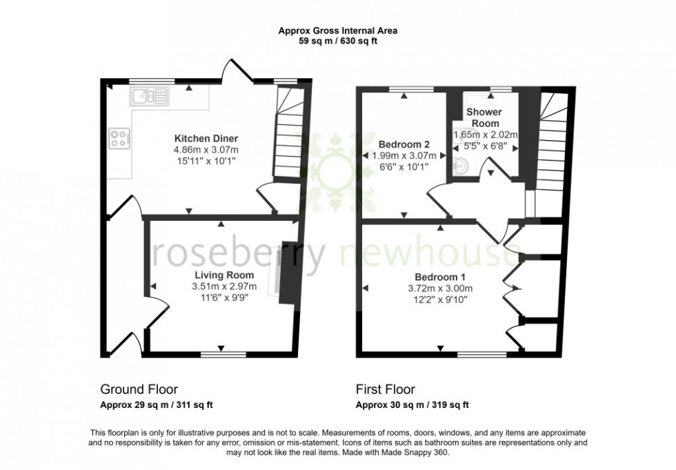 Floorplan for Great Ayton, North Yorkshire