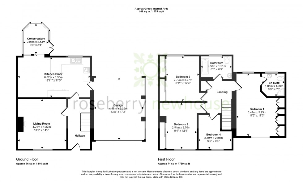 Floorplan for Great Ayton, North Yorkshire