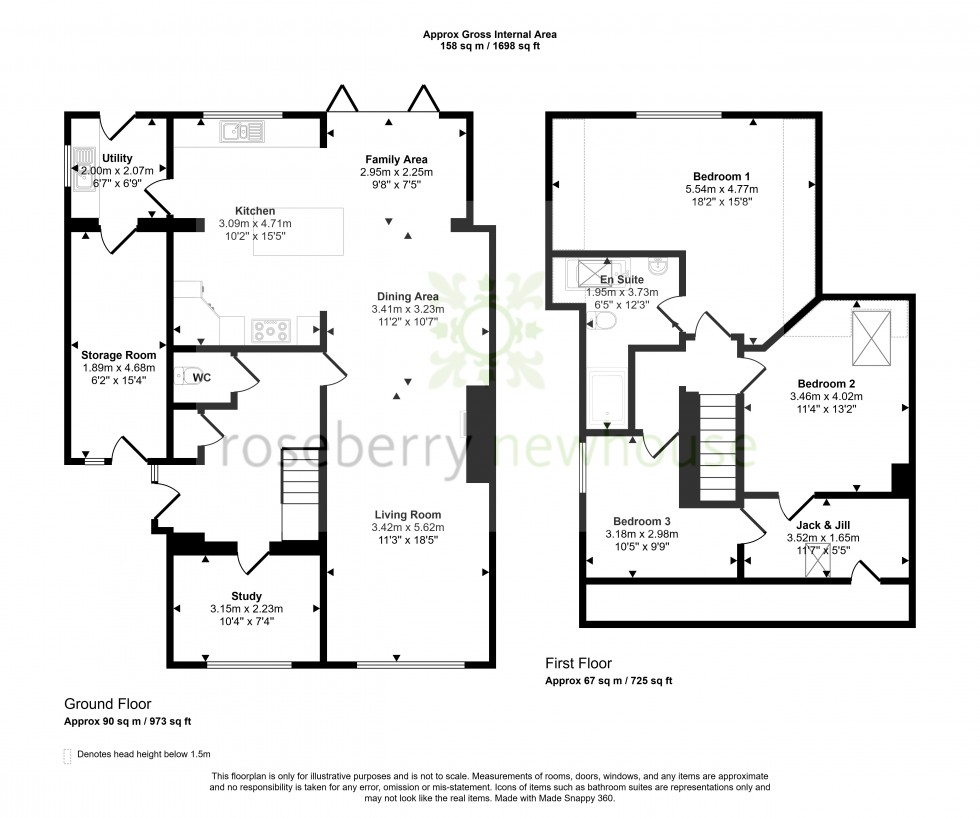 Floorplan for Stokesley, Middlesbrough, North Yorkshire