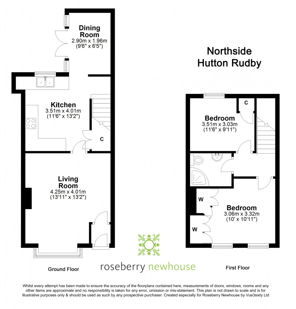Floorplan for Hutton Rudby, Yarm