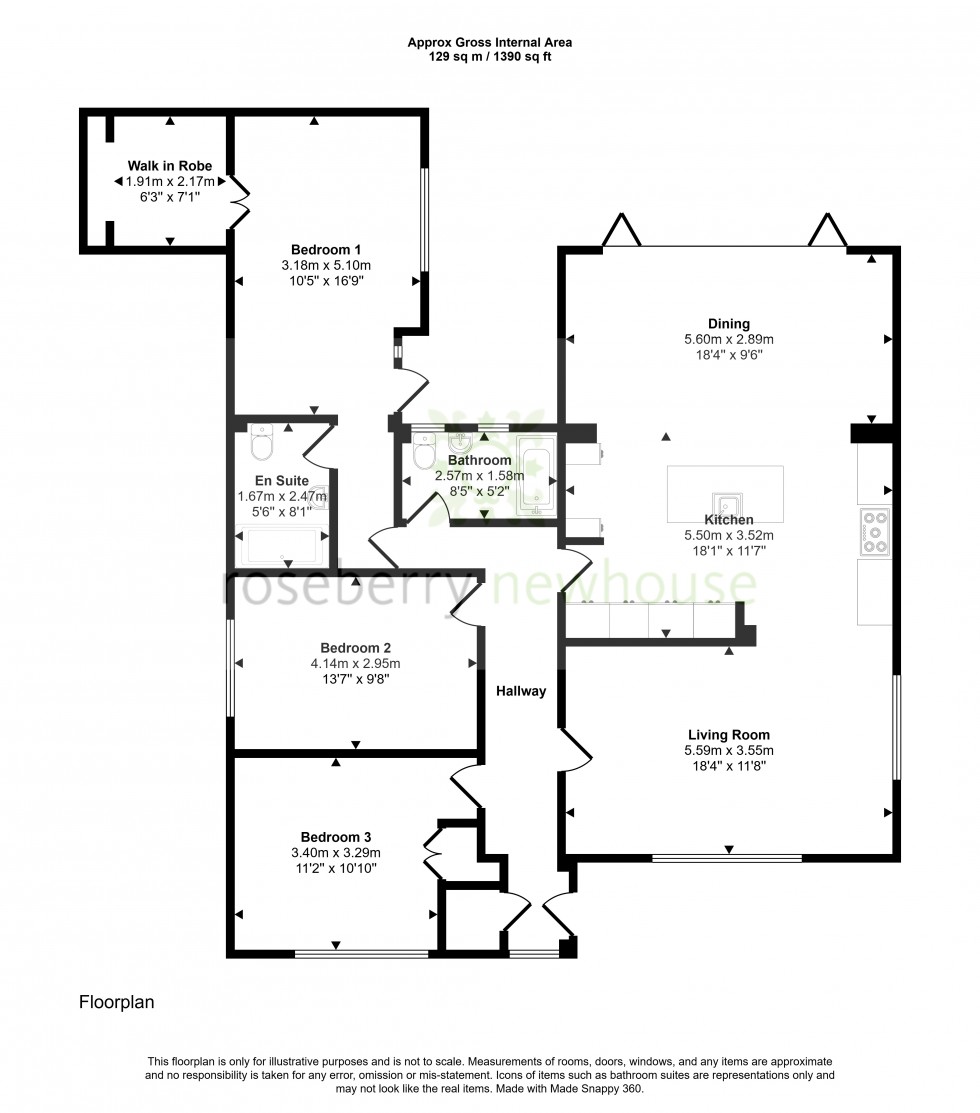 Floorplan for Great Broughton, Middlesbrough
