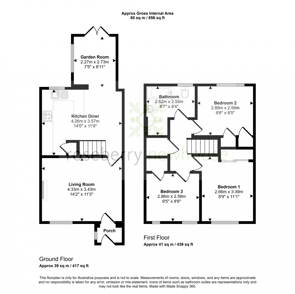 Floorplan for Stokesley, North Yorkshire