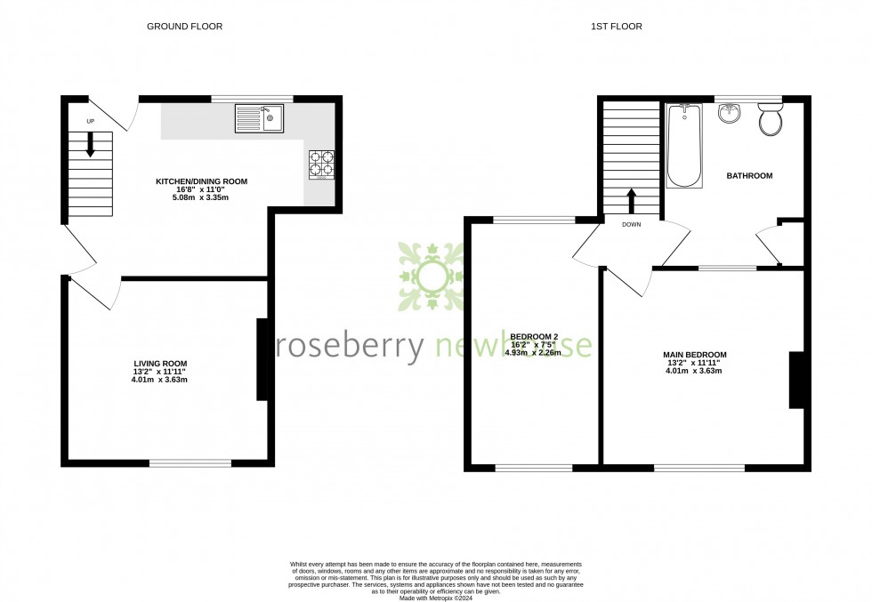 Floorplan for Stokesley, North Yorkshire