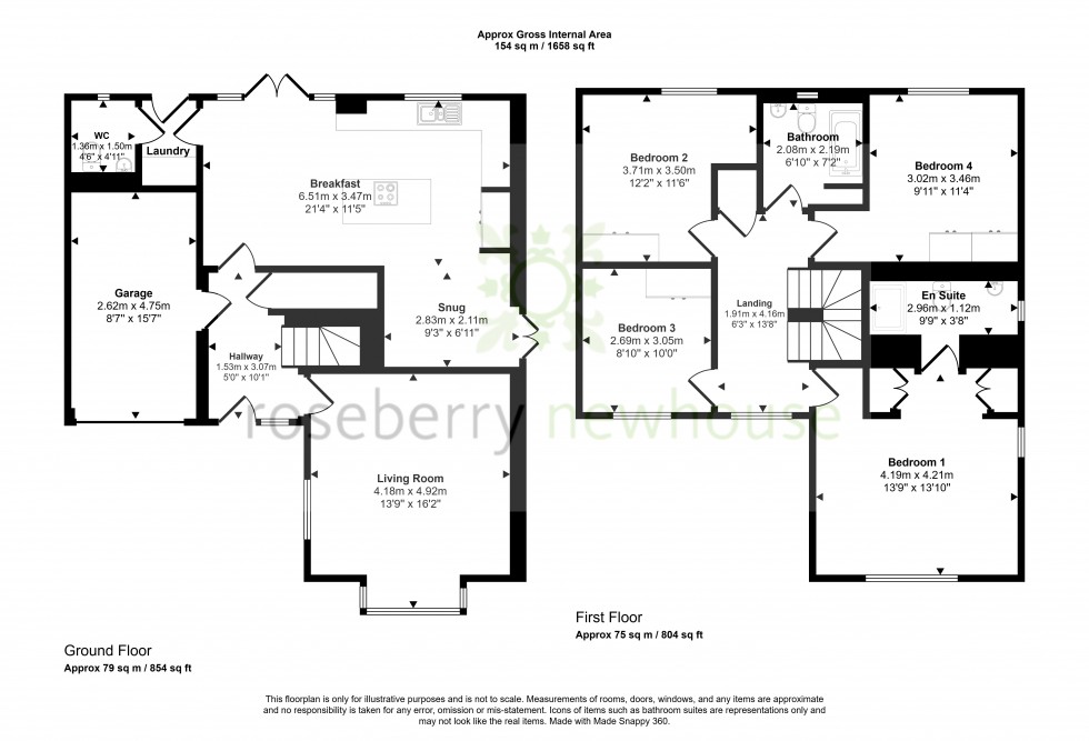 Floorplan for Guisborough, North Yorkshire
