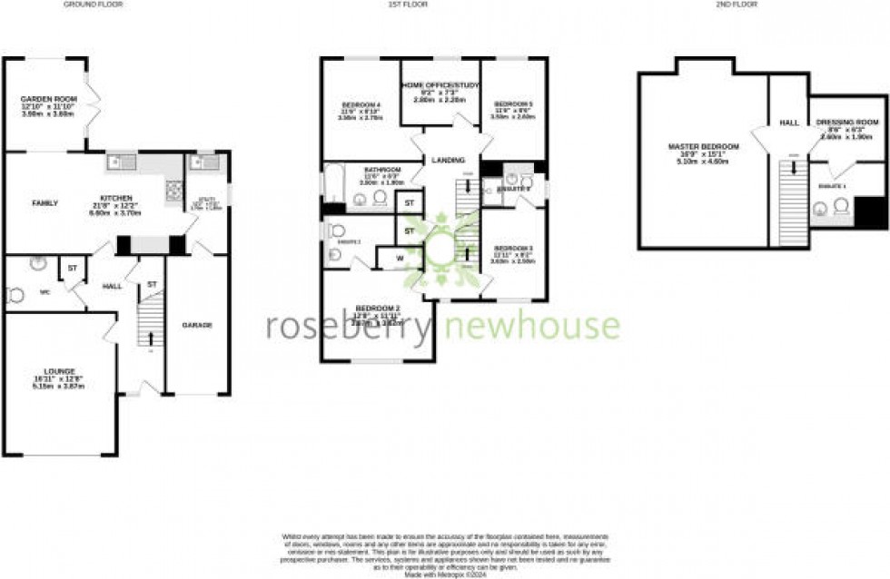 Floorplan for Nunthorpe, Middlesbrough, North Yorkshire