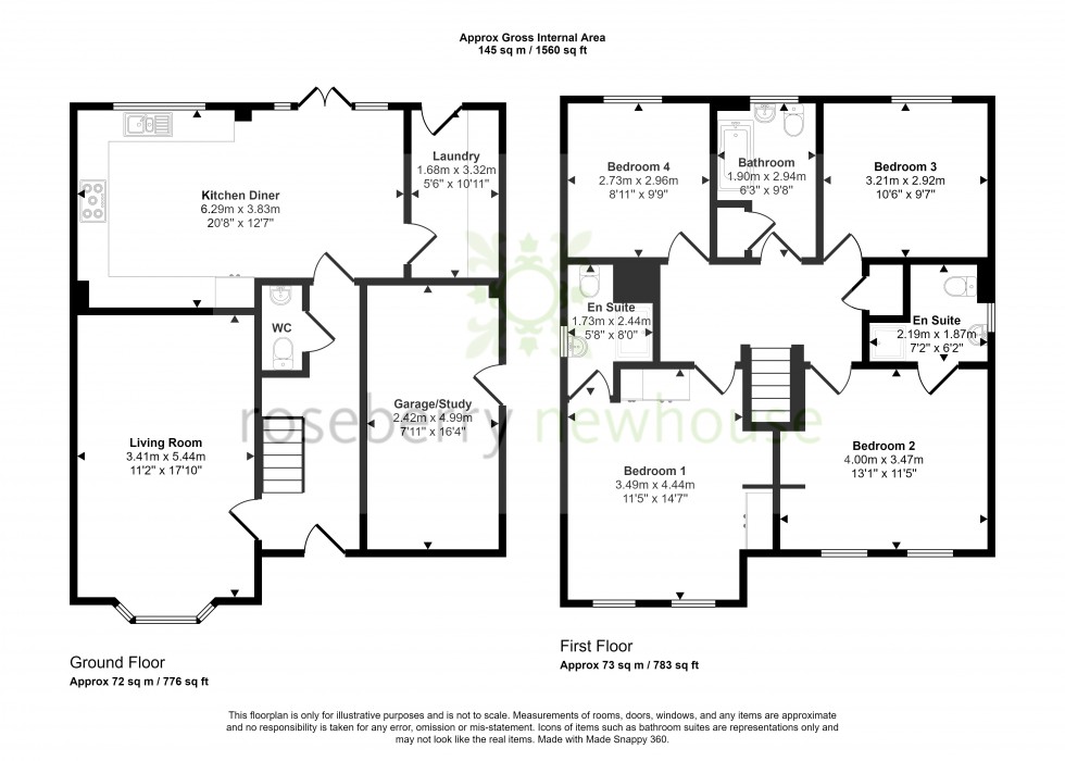 Floorplan for Stokesley, Middlesbrough, North Yorkshire