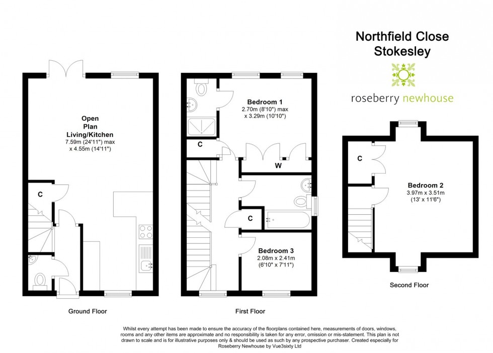 Floorplan for Stokesley, North Yorkshire