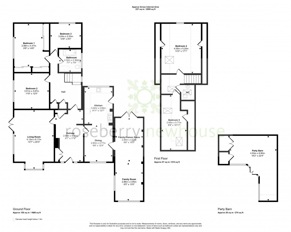 Floorplan for Nunthorpe, Middlesbrough, North Yorkshire