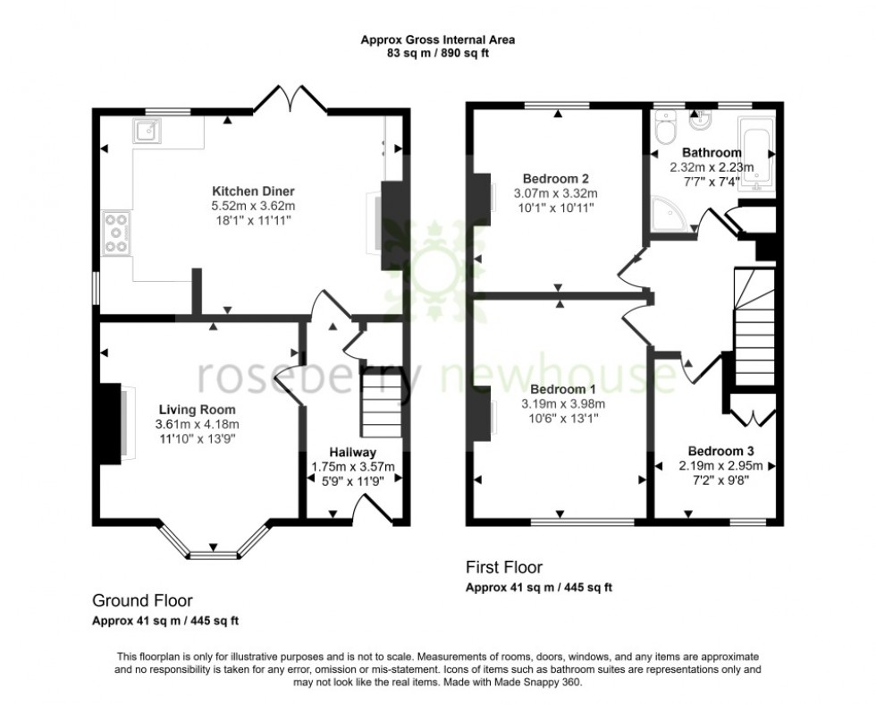 Floorplan for Great Ayton, Middlesbrough