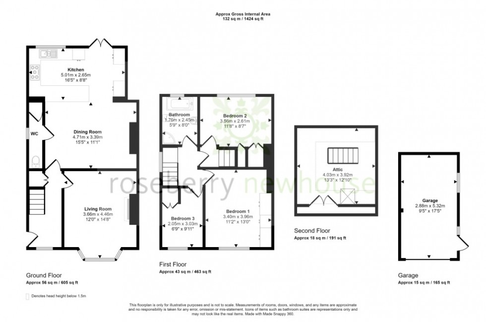 Floorplan for Acklam, Middlesbrough