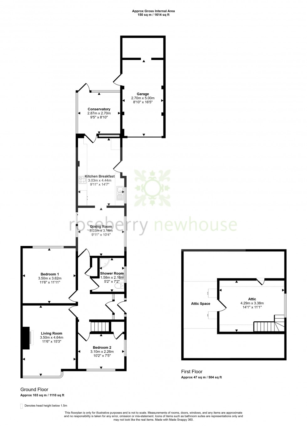 Floorplan for Great Ayton, North Yorkshire