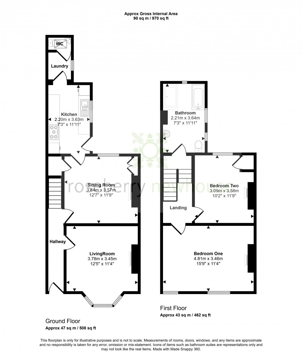 Floorplan for Great Ayton, North Yorkshire