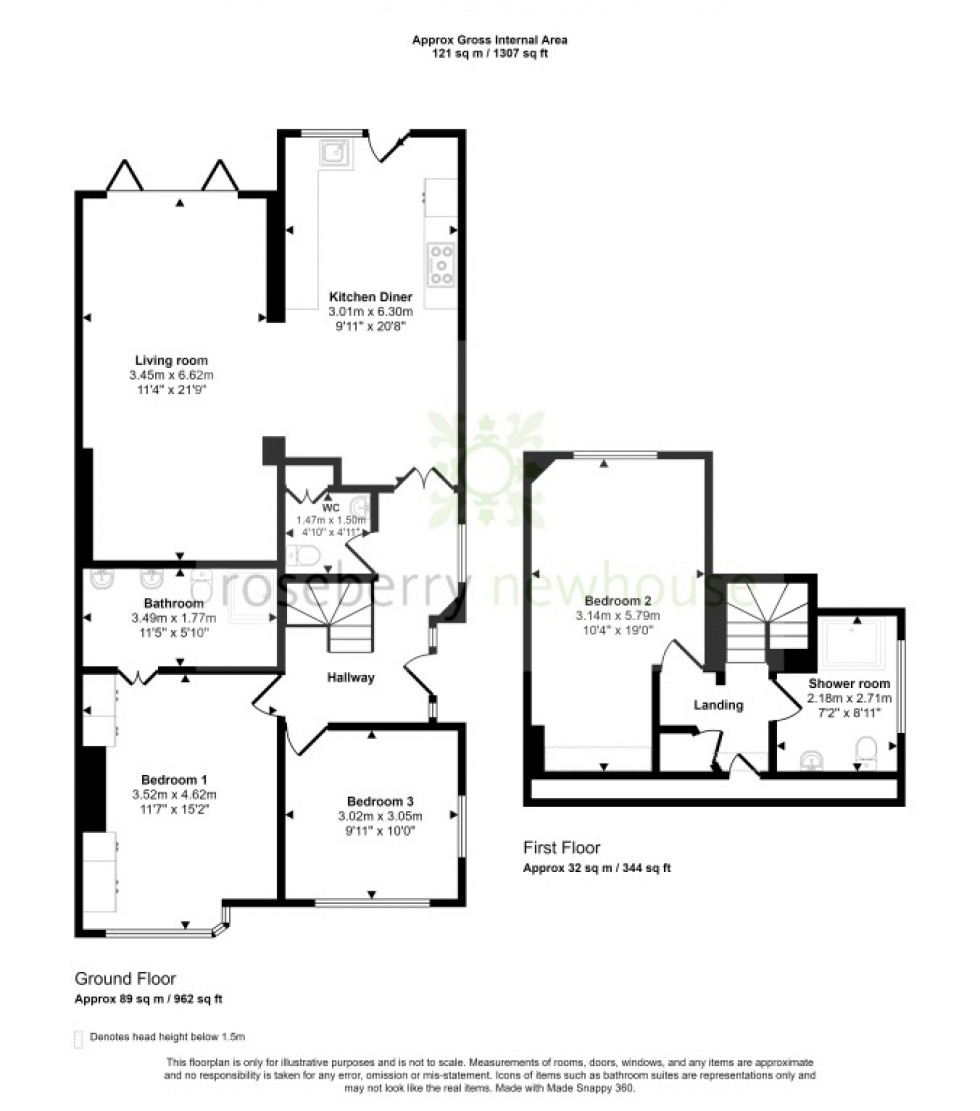 Floorplan for Great Ayton, Middlesbrough, North Yorkshire