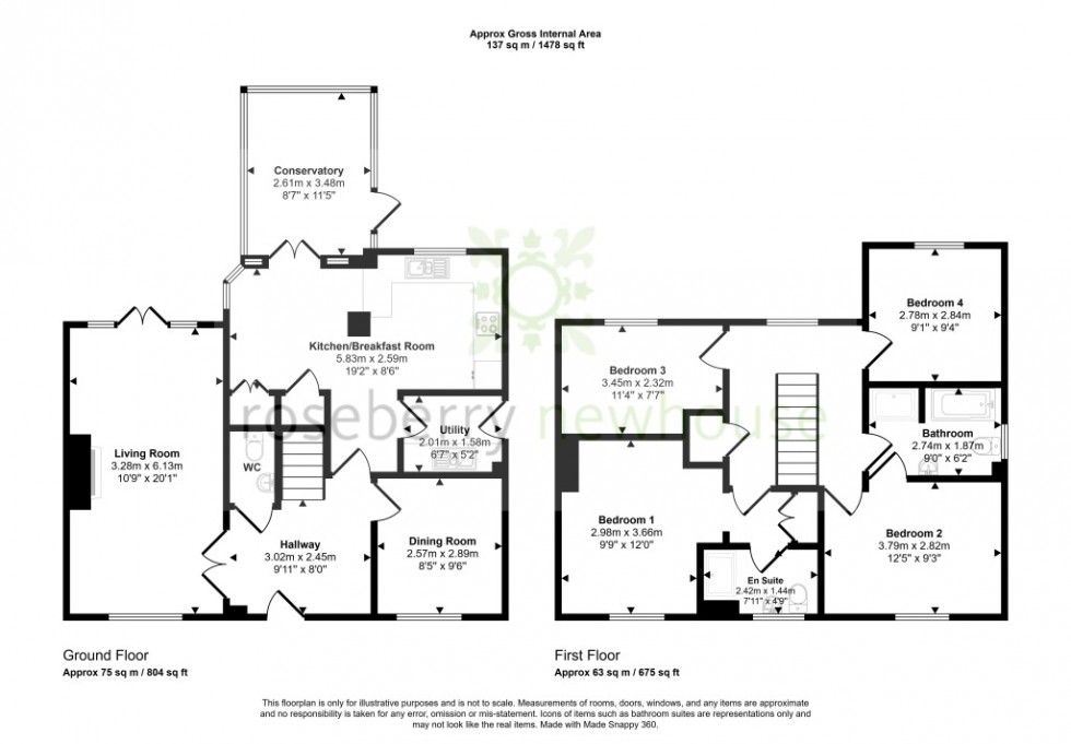 Floorplan for Hutton Rudby, Yarm, North Yorkshire