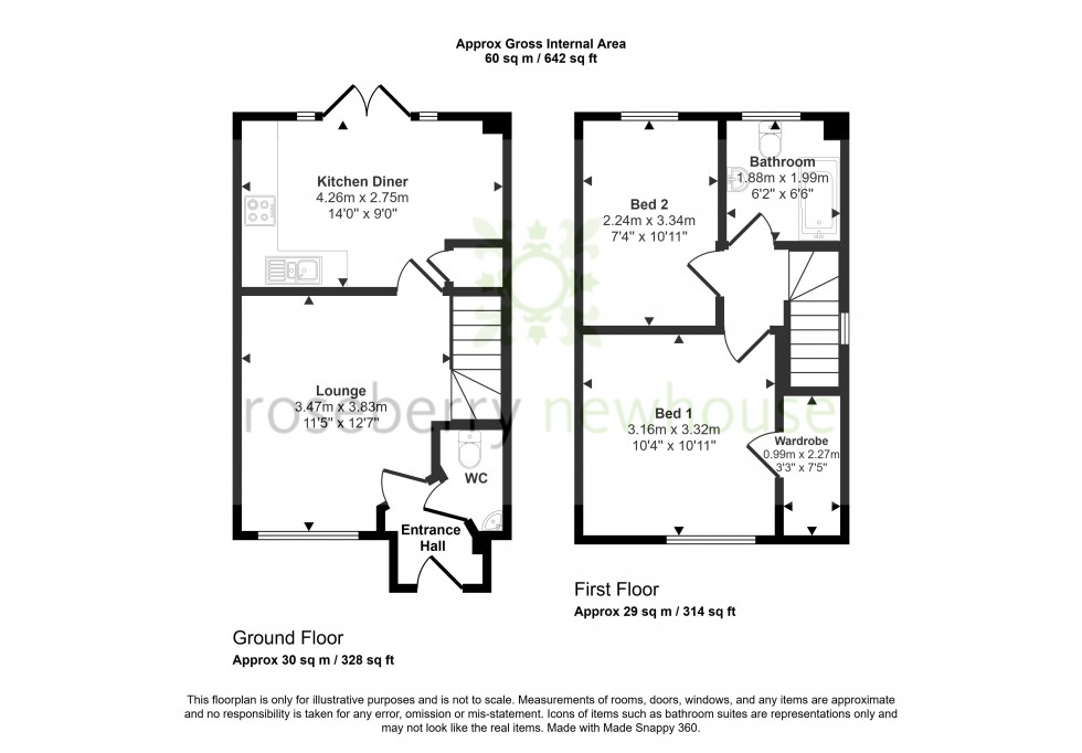 Floorplan for Thornaby, Stockton-on-Tees