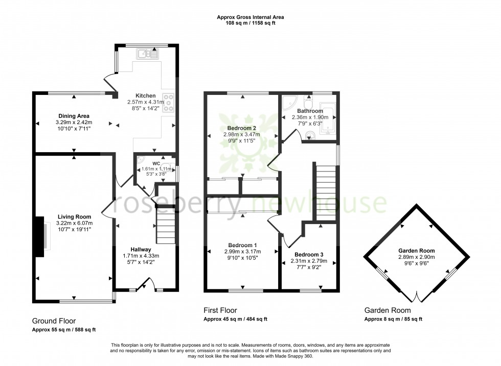 Floorplan for Nunthorpe, Middlesbrough, North Yorkshire