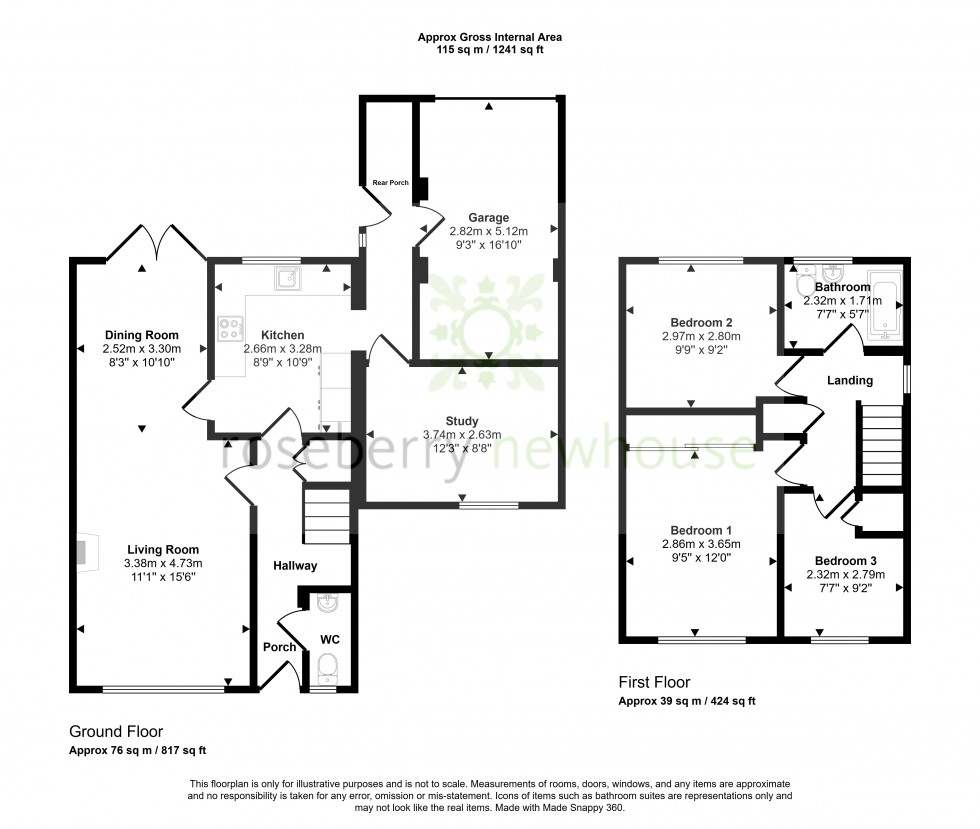 Floorplan for Stokesley, Middlesbrough