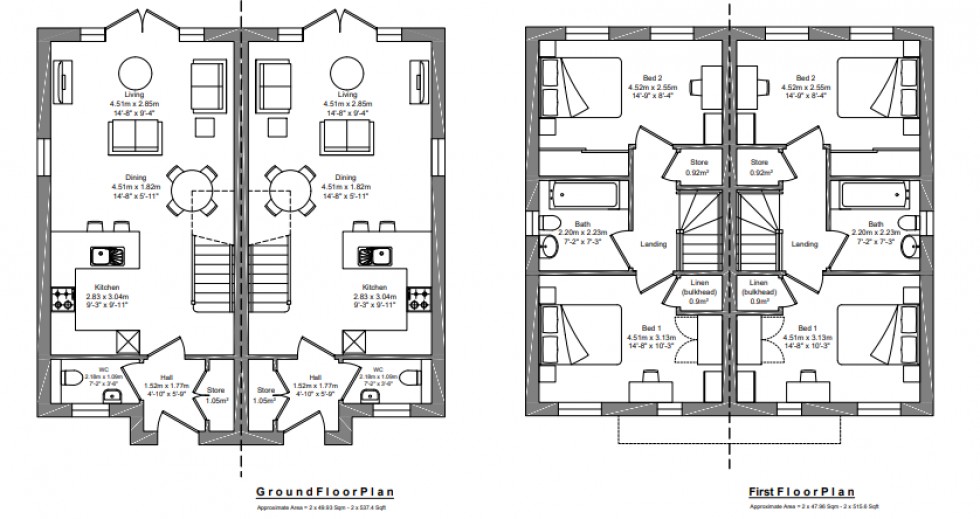 Floorplan for Stokesley, North Yorkshire
