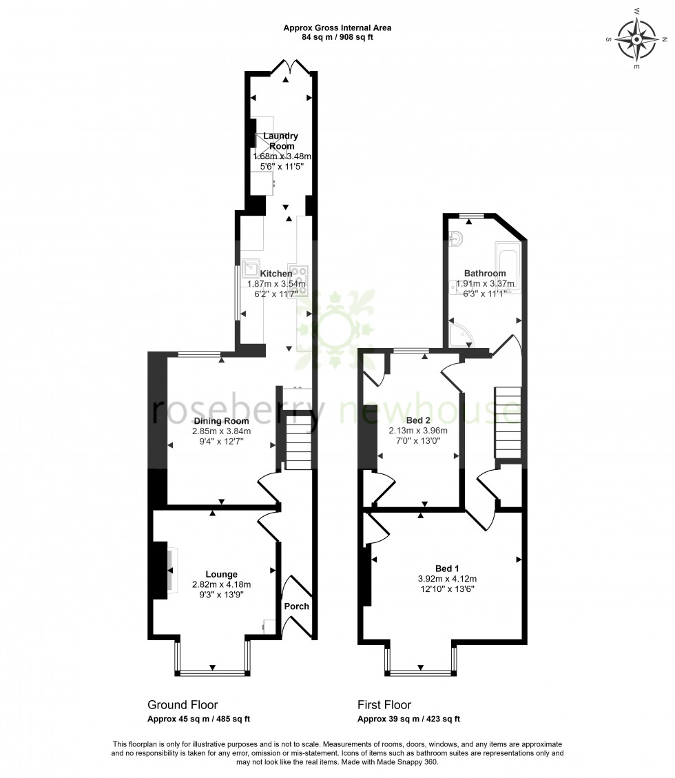 Floorplan for Eaglescliffe, Stockton-on-Tees
