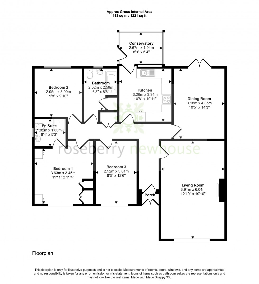 Floorplan for Great Ayton, Middlesbrough, North Yorkshire