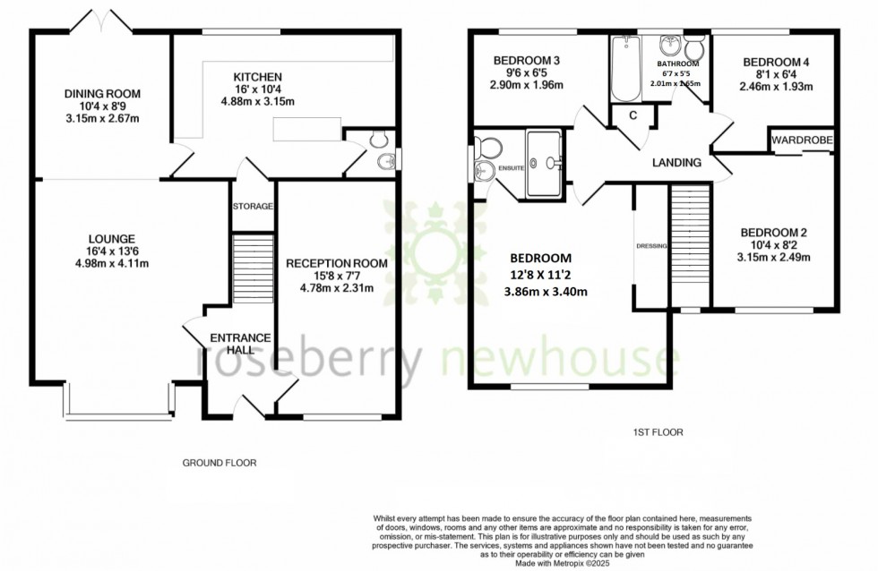 Floorplan for Coulby Newham
