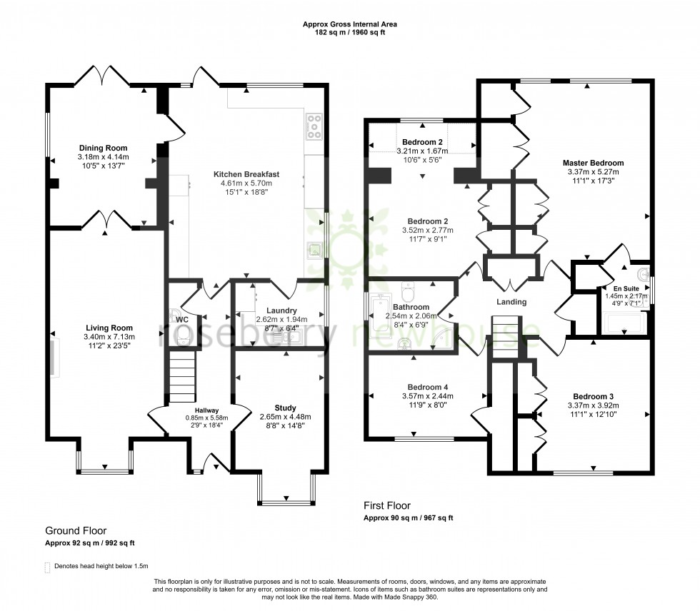Floorplan for Stokesley, Middlesbrough, North Yorkshire