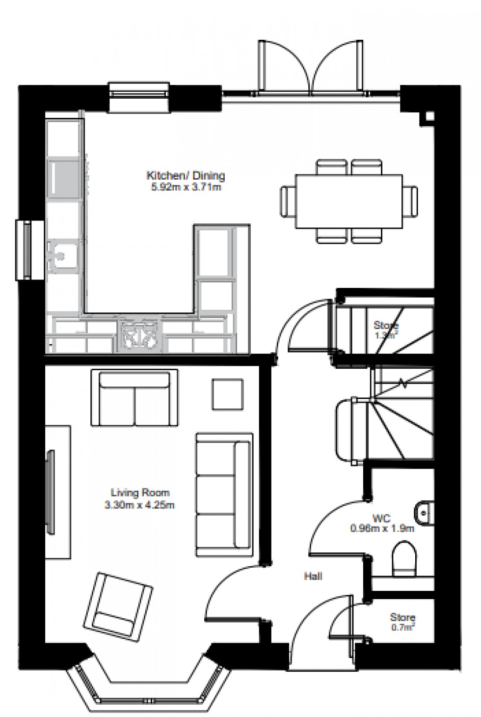 Floorplan for Stokesley, North Yorkshire