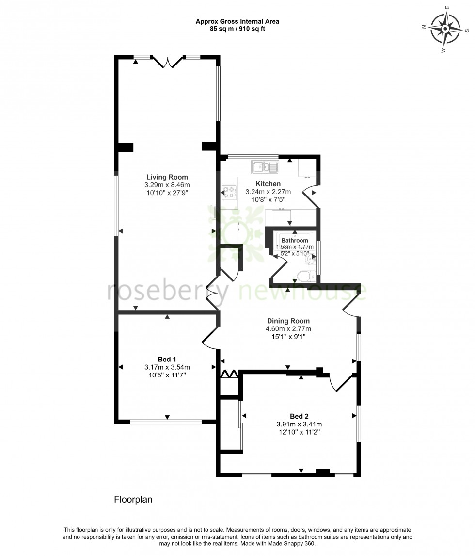Floorplan for Stockton-on-Tees, Durham