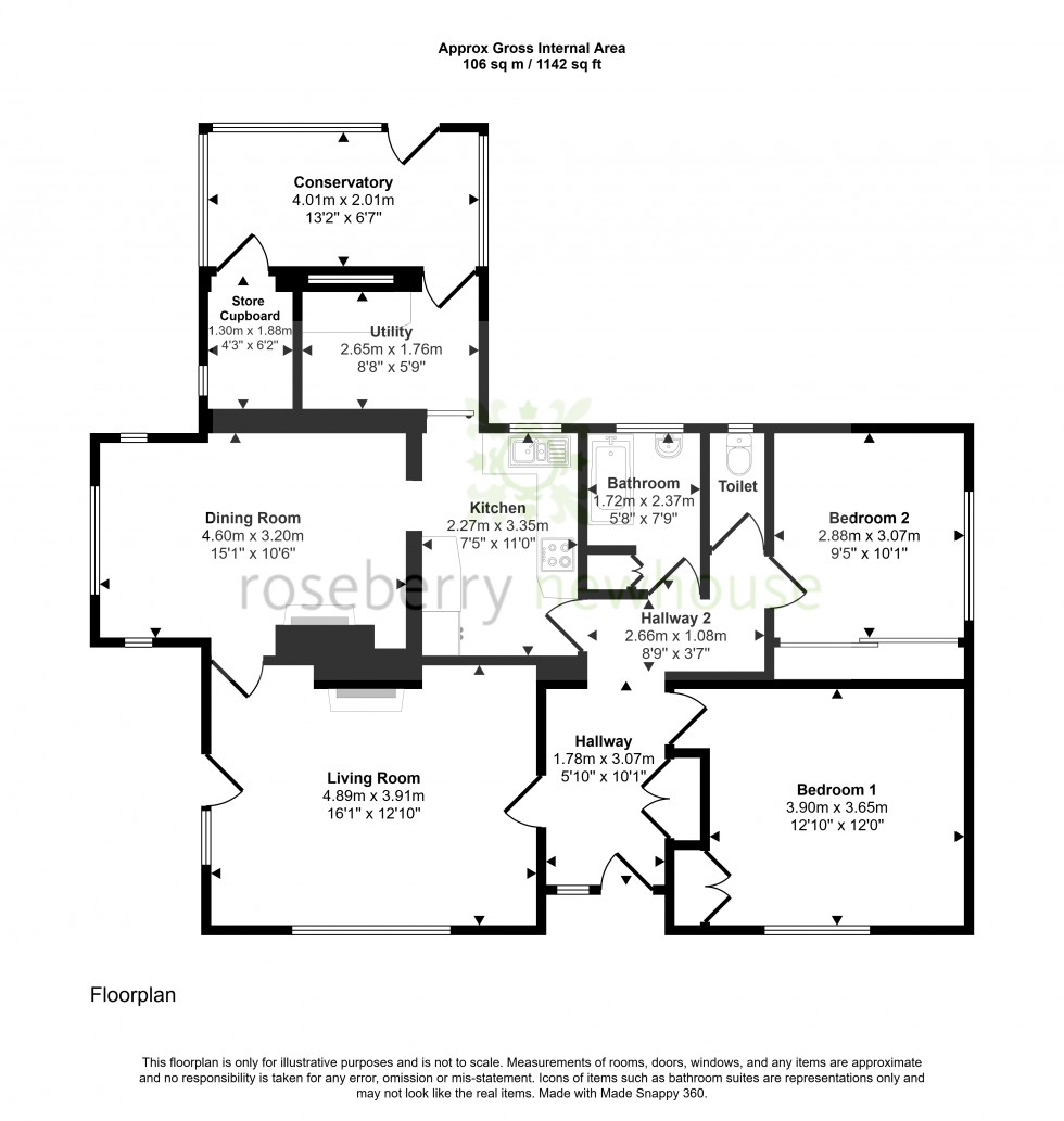 Floorplan for Stokesley, Middlesbrough, North Yorkshire