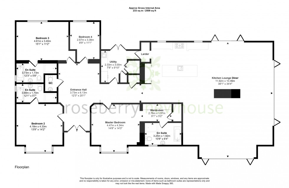 Floorplan for Great Ayton, North Yorkshire