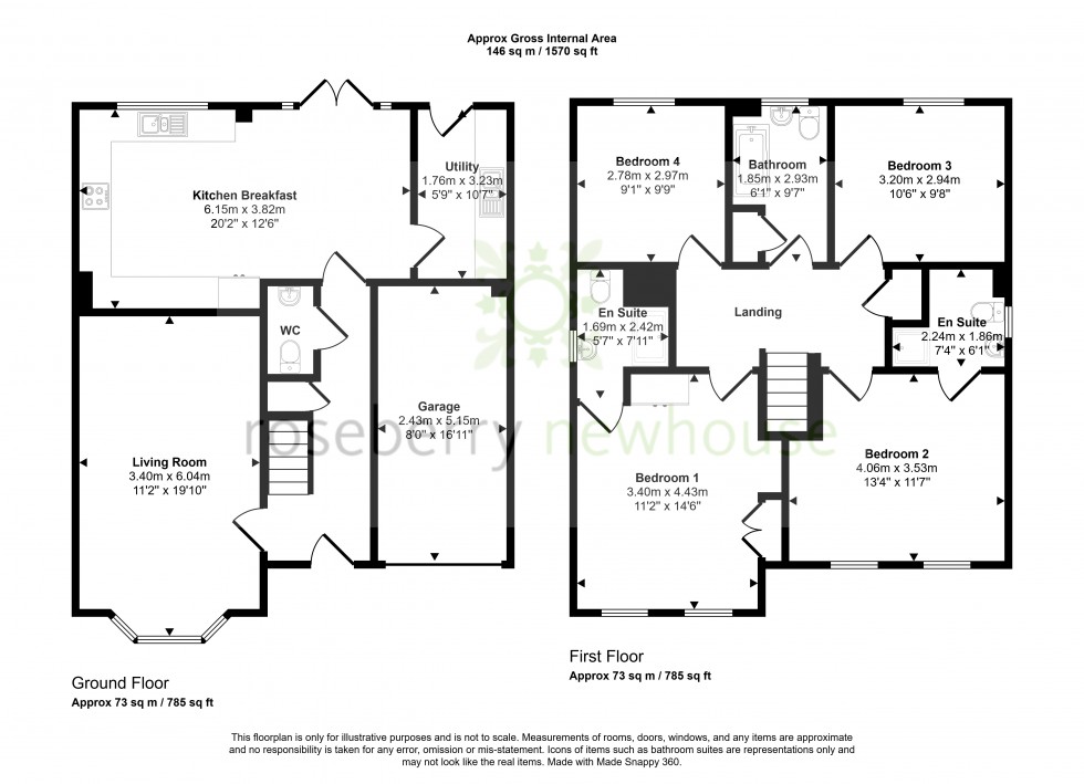Floorplan for Stokesley, Middlesbrough, North Yorkshire