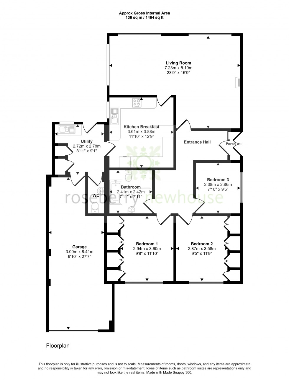 Floorplan for Swainby, Northallerton, North Yorkshire