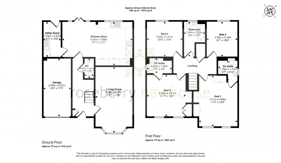 Floorplan for Stainton, Middlesbrough, North Yorkshire
